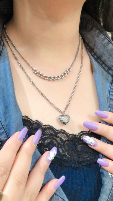 Double Layer Heart Chain
